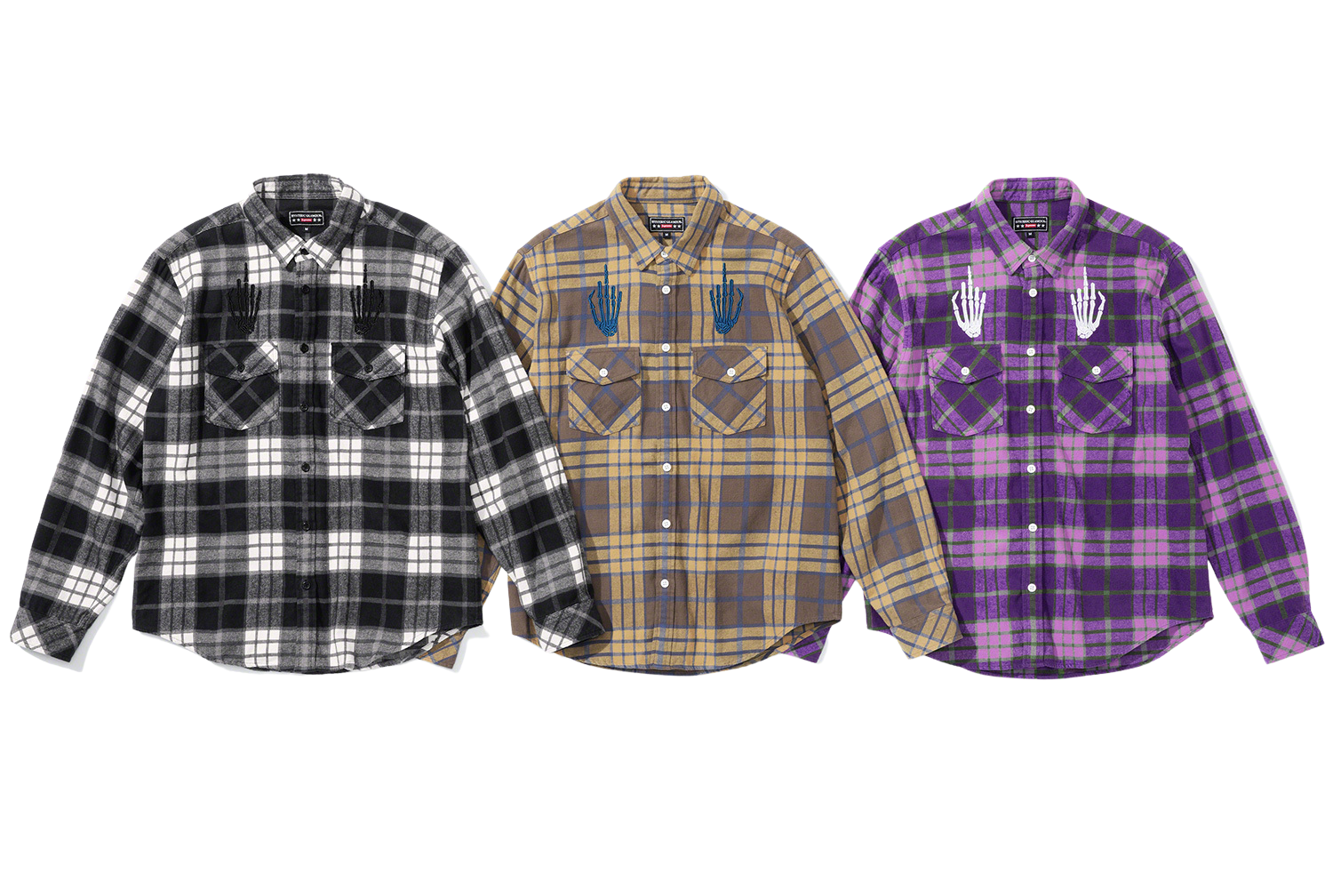 Supreme × Hysteric Glamour Flannel Shirt